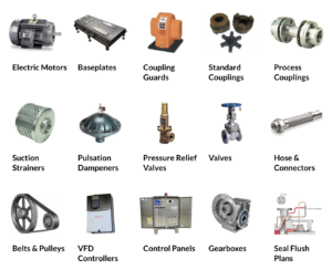 pump and fluid handling parts